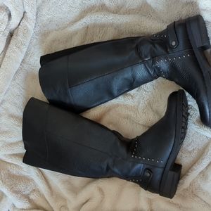 Black Studded Boots